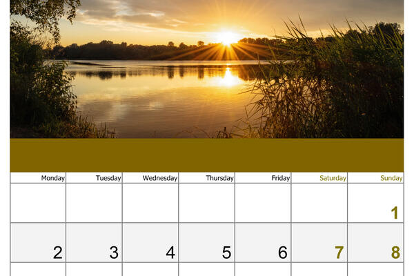 Wandkalenders Maandkalender 02