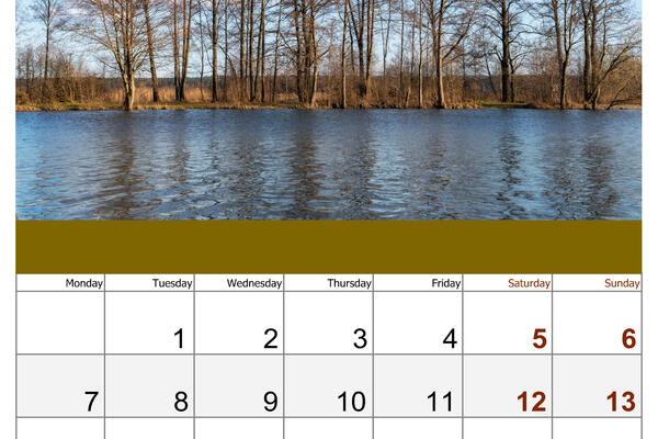 Wandkalenders Maandkalender 03