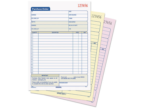 Papier autocopiant en sets